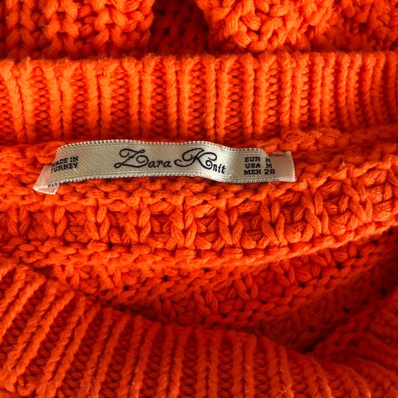 ZARA Knit Oversized Boxy Chunky Knit Sweater - Picture 6 of 6